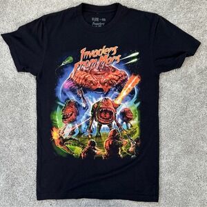Cavity Colors Invaders From Mars T-Shirt Unisex XS Black Excellent